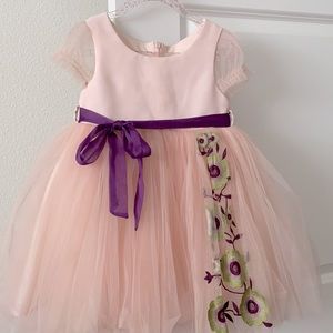 Dusty Pink Classy Girls 4T dress , used 1 time